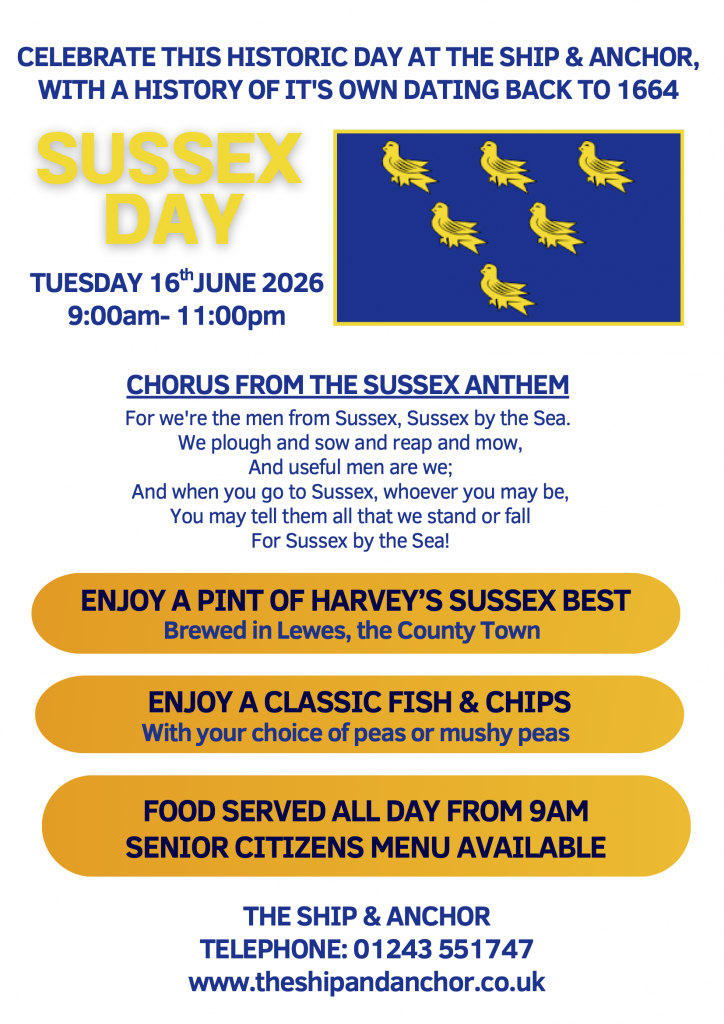 Sussex Day 16 June 2026 new